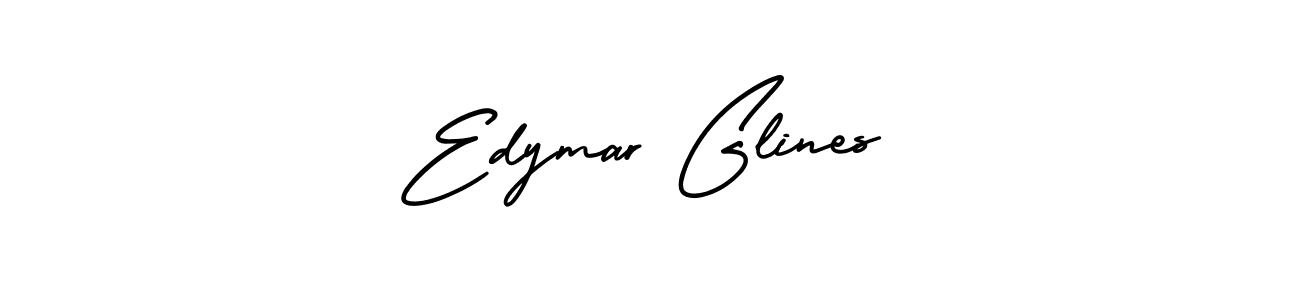 Use a signature maker to create a handwritten signature online. With this signature software, you can design (AmerikaSignatureDemo-Regular) your own signature for name Edymar Glines. Edymar Glines signature style 3 images and pictures png