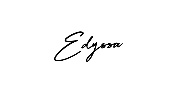 if you are searching for the best signature style for your name Edyssa. so please give up your signature search. here we have designed multiple signature styles  using AmerikaSignatureDemo-Regular. Edyssa signature style 3 images and pictures png