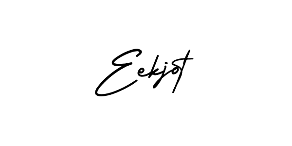 How to Draw Eekjot signature style? AmerikaSignatureDemo-Regular is a latest design signature styles for name Eekjot. Eekjot signature style 3 images and pictures png