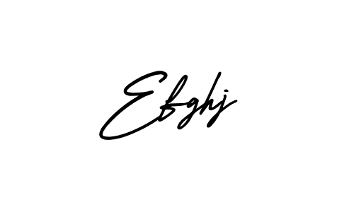 It looks lik you need a new signature style for name Efghj. Design unique handwritten (AmerikaSignatureDemo-Regular) signature with our free signature maker in just a few clicks. Efghj signature style 3 images and pictures png