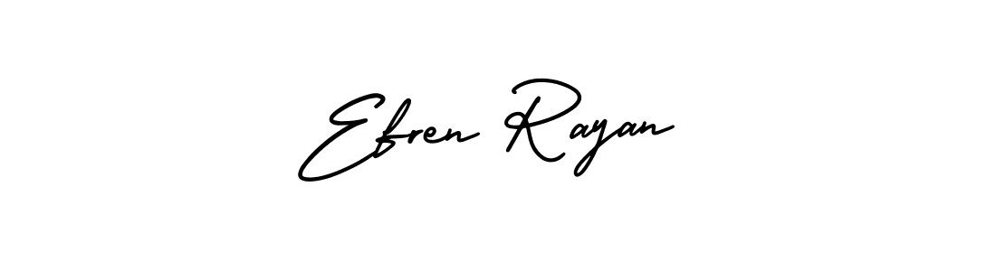 Create a beautiful signature design for name Efren Rayan. With this signature (AmerikaSignatureDemo-Regular) fonts, you can make a handwritten signature for free. Efren Rayan signature style 3 images and pictures png