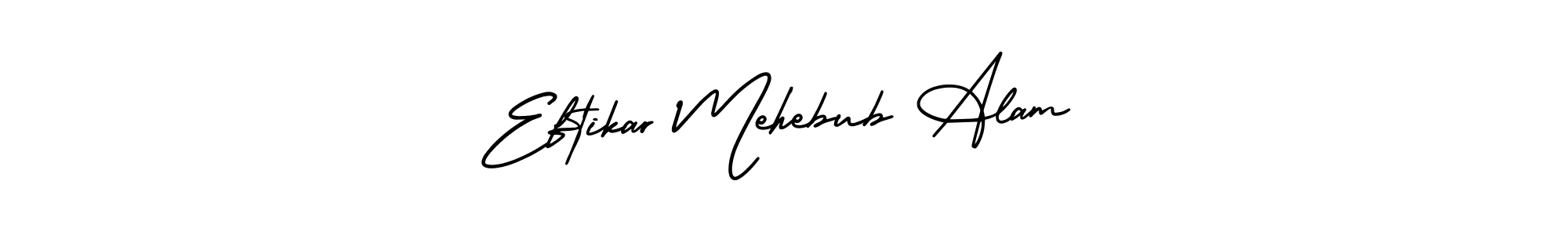 Design your own signature with our free online signature maker. With this signature software, you can create a handwritten (AmerikaSignatureDemo-Regular) signature for name Eftikar Mehebub Alam. Eftikar Mehebub Alam signature style 3 images and pictures png