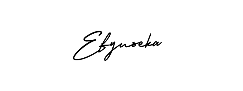 Create a beautiful signature design for name Efyuseka. With this signature (AmerikaSignatureDemo-Regular) fonts, you can make a handwritten signature for free. Efyuseka signature style 3 images and pictures png