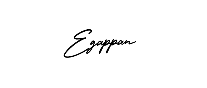 Make a beautiful signature design for name Egappan. With this signature (AmerikaSignatureDemo-Regular) style, you can create a handwritten signature for free. Egappan signature style 3 images and pictures png