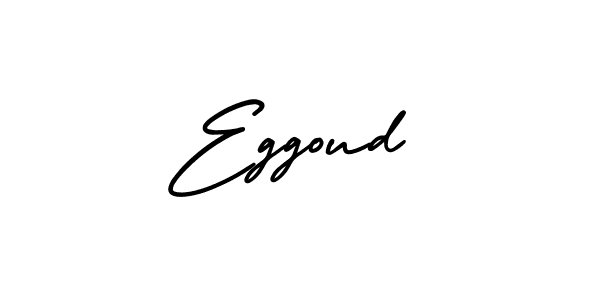 How to make Eggoud name signature. Use AmerikaSignatureDemo-Regular style for creating short signs online. This is the latest handwritten sign. Eggoud signature style 3 images and pictures png