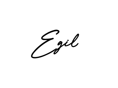 The best way (AmerikaSignatureDemo-Regular) to make a short signature is to pick only two or three words in your name. The name Egil include a total of six letters. For converting this name. Egil signature style 3 images and pictures png