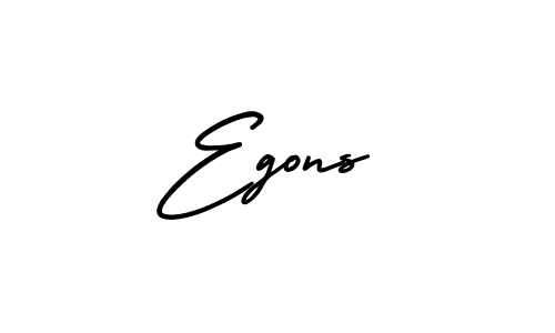 How to Draw Egons signature style? AmerikaSignatureDemo-Regular is a latest design signature styles for name Egons. Egons signature style 3 images and pictures png