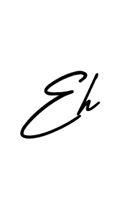 How to make Eh signature? AmerikaSignatureDemo-Regular is a professional autograph style. Create handwritten signature for Eh name. Eh signature style 3 images and pictures png