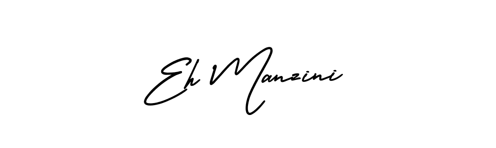 How to Draw Eh Manzini signature style? AmerikaSignatureDemo-Regular is a latest design signature styles for name Eh Manzini. Eh Manzini signature style 3 images and pictures png