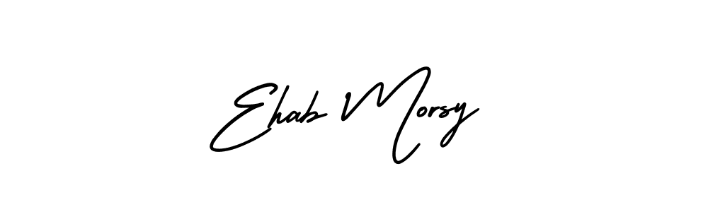 Check out images of Autograph of Ehab Morsy name. Actor Ehab Morsy Signature Style. AmerikaSignatureDemo-Regular is a professional sign style online. Ehab Morsy signature style 3 images and pictures png