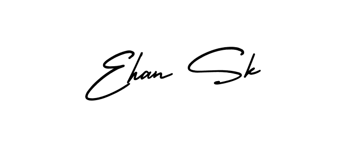 Make a beautiful signature design for name Ehan Sk. With this signature (AmerikaSignatureDemo-Regular) style, you can create a handwritten signature for free. Ehan Sk signature style 3 images and pictures png