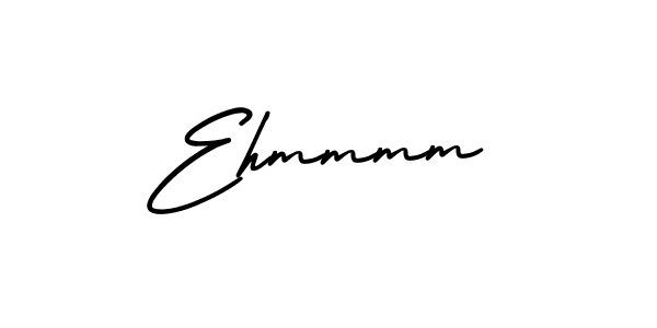 Design your own signature with our free online signature maker. With this signature software, you can create a handwritten (AmerikaSignatureDemo-Regular) signature for name Ehmmmm. Ehmmmm signature style 3 images and pictures png