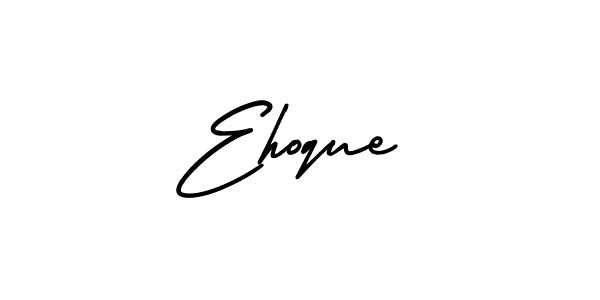 Make a beautiful signature design for name Ehoque. Use this online signature maker to create a handwritten signature for free. Ehoque signature style 3 images and pictures png