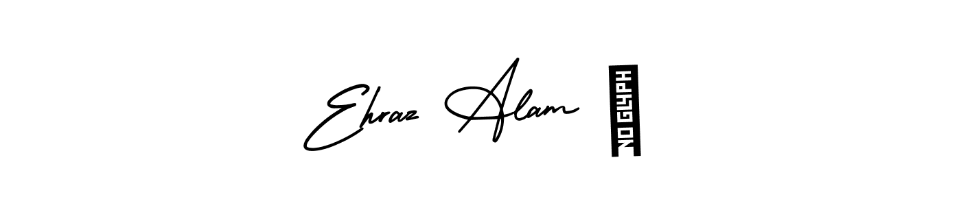 How to make Ehraz Alam ❤ signature? AmerikaSignatureDemo-Regular is a professional autograph style. Create handwritten signature for Ehraz Alam ❤ name. Ehraz Alam ❤ signature style 3 images and pictures png