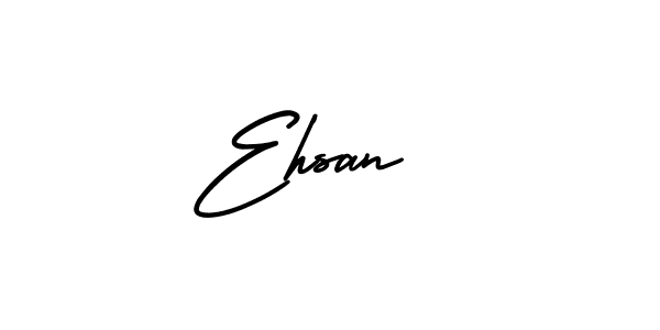 Ehsan  stylish signature style. Best Handwritten Sign (AmerikaSignatureDemo-Regular) for my name. Handwritten Signature Collection Ideas for my name Ehsan . Ehsan  signature style 3 images and pictures png
