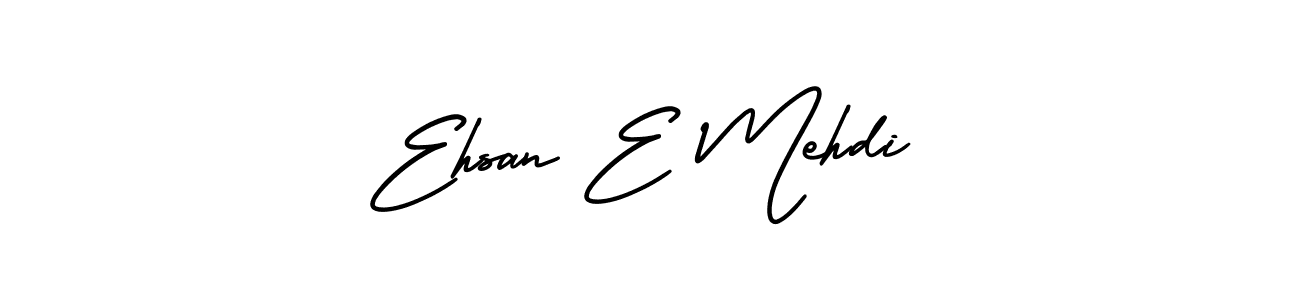 Make a beautiful signature design for name Ehsan E Mehdi. With this signature (AmerikaSignatureDemo-Regular) style, you can create a handwritten signature for free. Ehsan E Mehdi signature style 3 images and pictures png