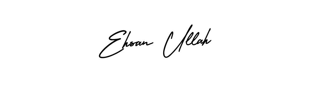 How to Draw Ehsan Ullah signature style? AmerikaSignatureDemo-Regular is a latest design signature styles for name Ehsan Ullah. Ehsan Ullah signature style 3 images and pictures png