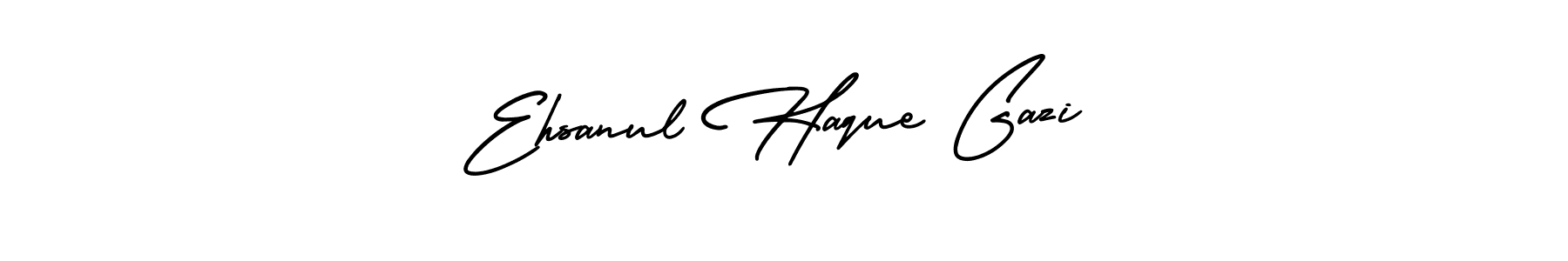 Make a beautiful signature design for name Ehsanul Haque Gazi. With this signature (AmerikaSignatureDemo-Regular) style, you can create a handwritten signature for free. Ehsanul Haque Gazi signature style 3 images and pictures png