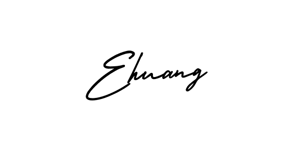 Use a signature maker to create a handwritten signature online. With this signature software, you can design (AmerikaSignatureDemo-Regular) your own signature for name Ehuang. Ehuang signature style 3 images and pictures png