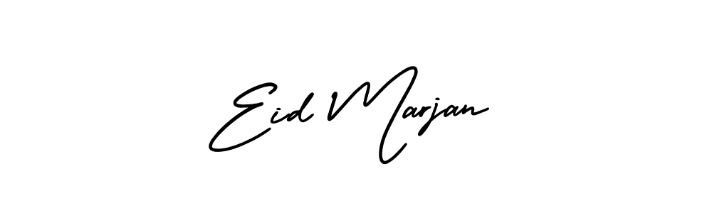 Make a beautiful signature design for name Eid Marjan. With this signature (AmerikaSignatureDemo-Regular) style, you can create a handwritten signature for free. Eid Marjan signature style 3 images and pictures png
