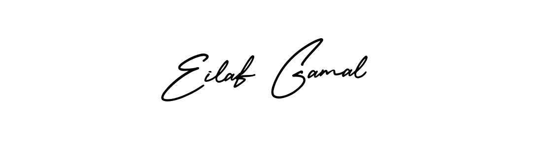 Make a short Eilaf Gamal signature style. Manage your documents anywhere anytime using AmerikaSignatureDemo-Regular. Create and add eSignatures, submit forms, share and send files easily. Eilaf Gamal signature style 3 images and pictures png