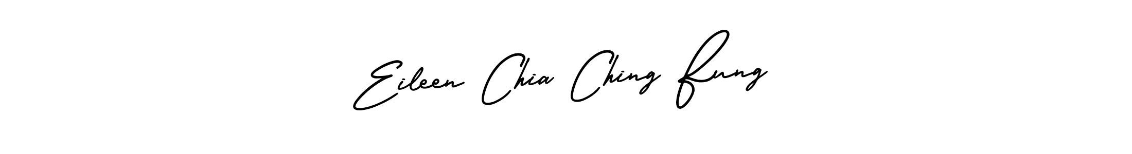The best way (AmerikaSignatureDemo-Regular) to make a short signature is to pick only two or three words in your name. The name Eileen Chia Ching Fung include a total of six letters. For converting this name. Eileen Chia Ching Fung signature style 3 images and pictures png
