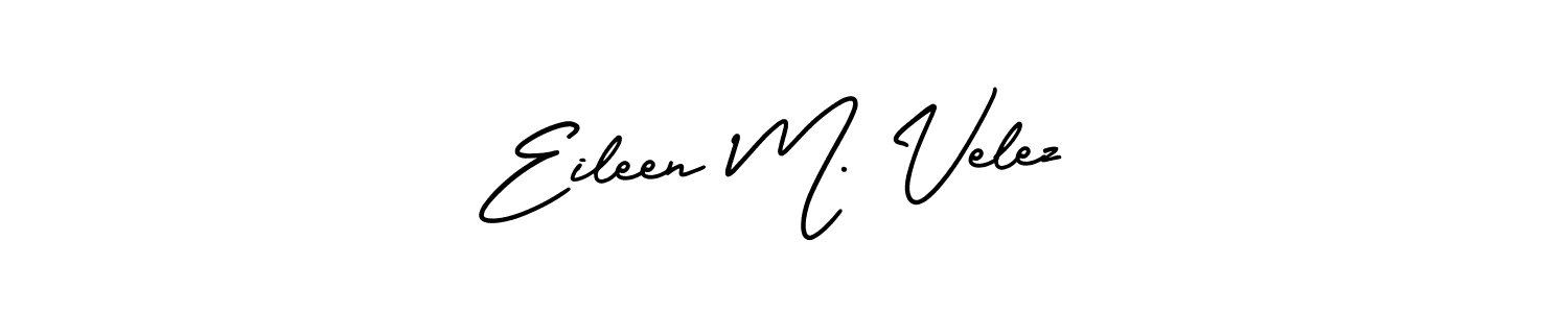 Make a beautiful signature design for name Eileen M. Velez. Use this online signature maker to create a handwritten signature for free. Eileen M. Velez signature style 3 images and pictures png