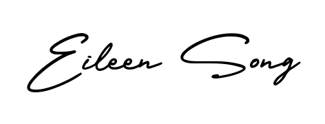 Practice writing Eileen Song with the flow of AmerikaSignatureDemo-Regular lettering. A fantastic source of inspiration for developing your personal signature style. Eileen Song signature style 3 images and pictures png
