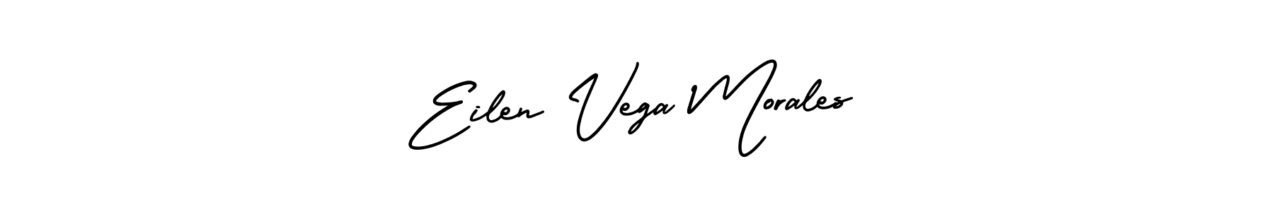 How to Draw Eilen Vega Morales signature style? AmerikaSignatureDemo-Regular is a latest design signature styles for name Eilen Vega Morales. Eilen Vega Morales signature style 3 images and pictures png