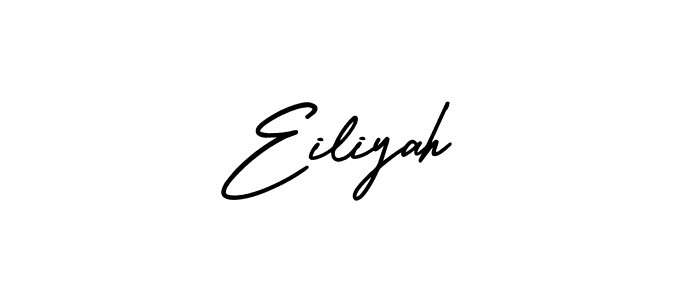 Eiliyah stylish signature style. Best Handwritten Sign (AmerikaSignatureDemo-Regular) for my name. Handwritten Signature Collection Ideas for my name Eiliyah. Eiliyah signature style 3 images and pictures png