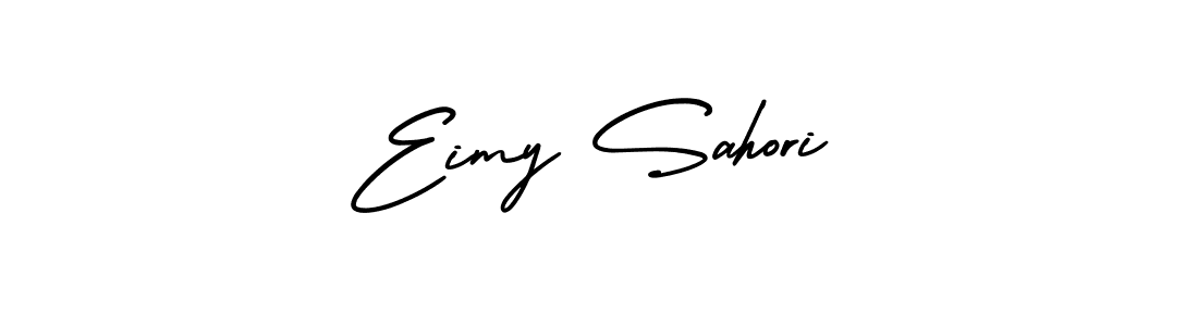 Also You can easily find your signature by using the search form. We will create Eimy Sahori name handwritten signature images for you free of cost using AmerikaSignatureDemo-Regular sign style. Eimy Sahori signature style 3 images and pictures png