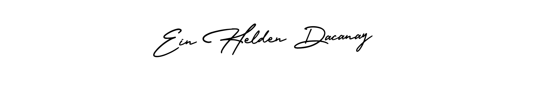 Best and Professional Signature Style for Ein Helden Dacanay. AmerikaSignatureDemo-Regular Best Signature Style Collection. Ein Helden Dacanay signature style 3 images and pictures png