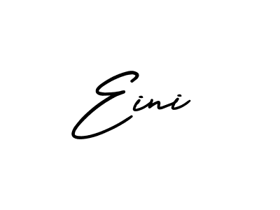 The best way (AmerikaSignatureDemo-Regular) to make a short signature is to pick only two or three words in your name. The name Eini include a total of six letters. For converting this name. Eini signature style 3 images and pictures png