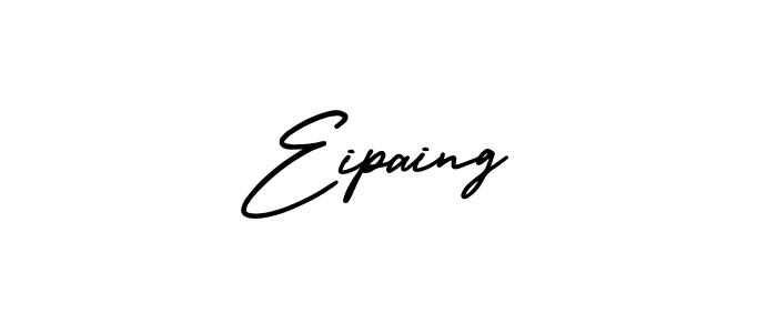 How to make Eipaing name signature. Use AmerikaSignatureDemo-Regular style for creating short signs online. This is the latest handwritten sign. Eipaing signature style 3 images and pictures png