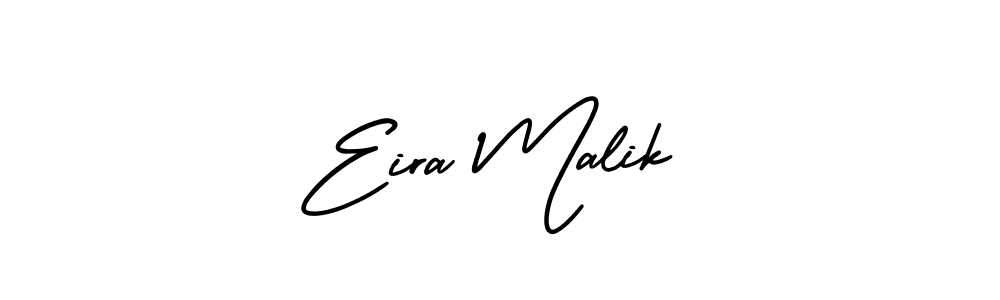 This is the best signature style for the Eira Malik name. Also you like these signature font (AmerikaSignatureDemo-Regular). Mix name signature. Eira Malik signature style 3 images and pictures png