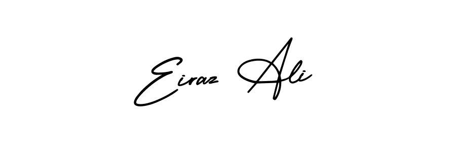 How to make Eiraz Ali signature? AmerikaSignatureDemo-Regular is a professional autograph style. Create handwritten signature for Eiraz Ali name. Eiraz Ali signature style 3 images and pictures png