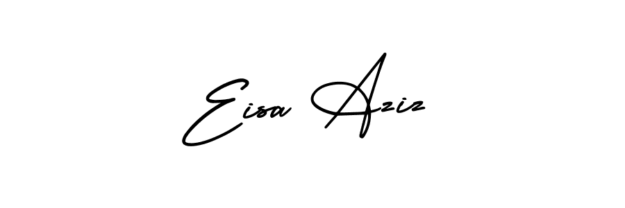 Make a beautiful signature design for name Eisa Aziz. Use this online signature maker to create a handwritten signature for free. Eisa Aziz signature style 3 images and pictures png