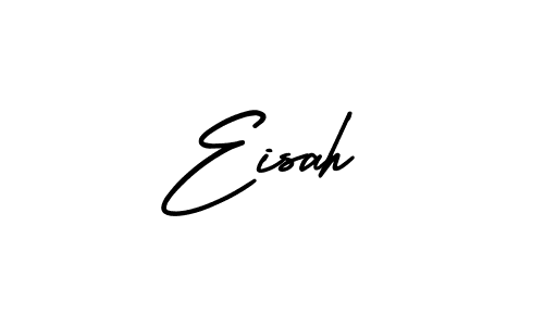 Design your own signature with our free online signature maker. With this signature software, you can create a handwritten (AmerikaSignatureDemo-Regular) signature for name Eisah. Eisah signature style 3 images and pictures png