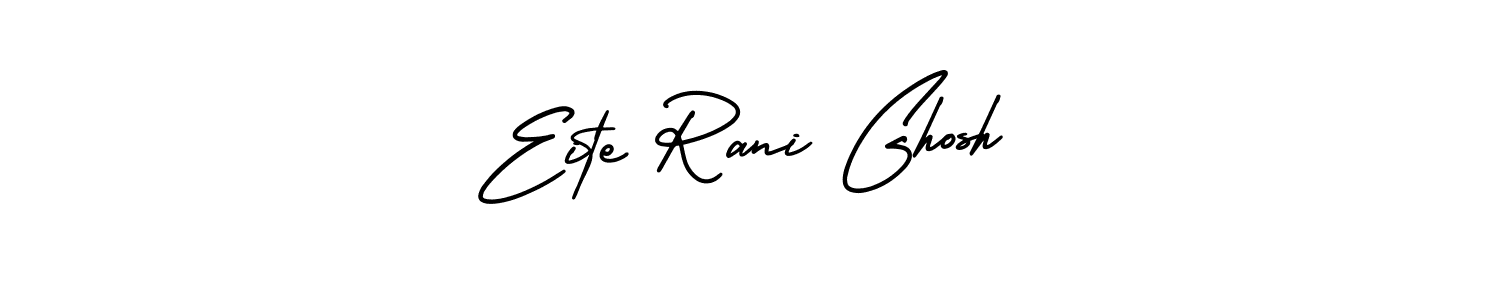 Eite Rani Ghosh stylish signature style. Best Handwritten Sign (AmerikaSignatureDemo-Regular) for my name. Handwritten Signature Collection Ideas for my name Eite Rani Ghosh. Eite Rani Ghosh signature style 3 images and pictures png