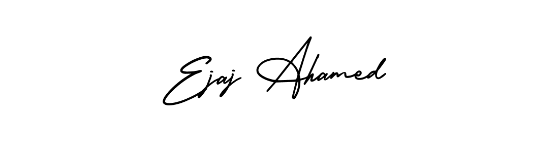 How to make Ejaj Ahamed name signature. Use AmerikaSignatureDemo-Regular style for creating short signs online. This is the latest handwritten sign. Ejaj Ahamed signature style 3 images and pictures png