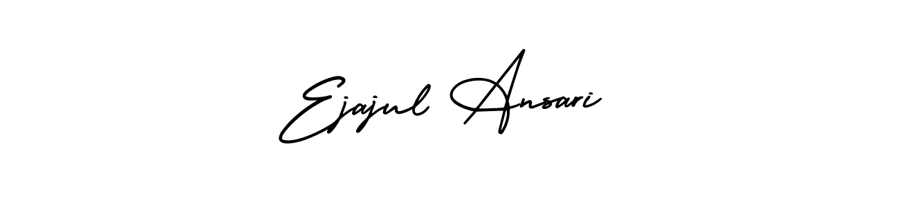 Use a signature maker to create a handwritten signature online. With this signature software, you can design (AmerikaSignatureDemo-Regular) your own signature for name Ejajul Ansari. Ejajul Ansari signature style 3 images and pictures png