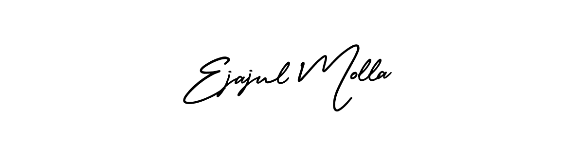 How to make Ejajul Molla name signature. Use AmerikaSignatureDemo-Regular style for creating short signs online. This is the latest handwritten sign. Ejajul Molla signature style 3 images and pictures png