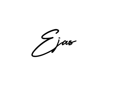 The best way (AmerikaSignatureDemo-Regular) to make a short signature is to pick only two or three words in your name. The name Ejas include a total of six letters. For converting this name. Ejas signature style 3 images and pictures png