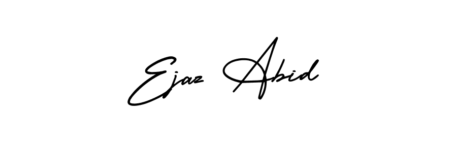 Ejaz Abid stylish signature style. Best Handwritten Sign (AmerikaSignatureDemo-Regular) for my name. Handwritten Signature Collection Ideas for my name Ejaz Abid. Ejaz Abid signature style 3 images and pictures png