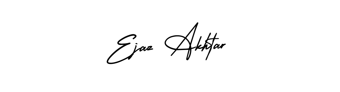 How to make Ejaz Akhtar signature? AmerikaSignatureDemo-Regular is a professional autograph style. Create handwritten signature for Ejaz Akhtar name. Ejaz Akhtar signature style 3 images and pictures png