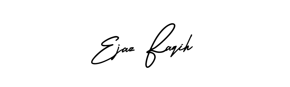 Ejaz Faqih stylish signature style. Best Handwritten Sign (AmerikaSignatureDemo-Regular) for my name. Handwritten Signature Collection Ideas for my name Ejaz Faqih. Ejaz Faqih signature style 3 images and pictures png