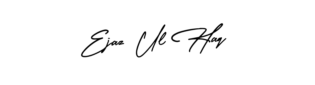 This is the best signature style for the Ejaz Ul Haq name. Also you like these signature font (AmerikaSignatureDemo-Regular). Mix name signature. Ejaz Ul Haq signature style 3 images and pictures png