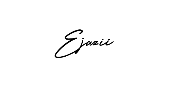 How to make Ejazii signature? AmerikaSignatureDemo-Regular is a professional autograph style. Create handwritten signature for Ejazii name. Ejazii signature style 3 images and pictures png