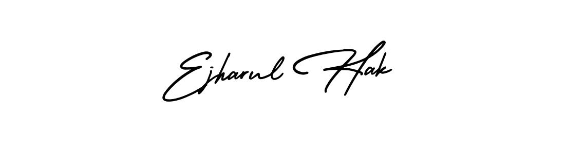 This is the best signature style for the Ejharul Hak name. Also you like these signature font (AmerikaSignatureDemo-Regular). Mix name signature. Ejharul Hak signature style 3 images and pictures png