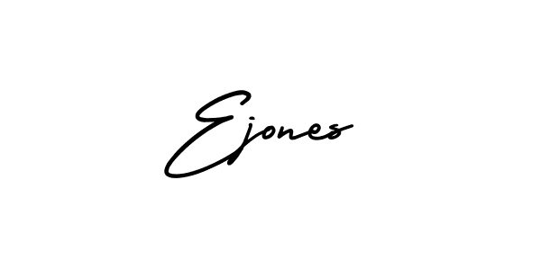 How to Draw Ejones signature style? AmerikaSignatureDemo-Regular is a latest design signature styles for name Ejones. Ejones signature style 3 images and pictures png